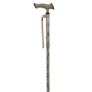 Bastones y muletas. Muletilla aluminio plegable, con puño ergonómico