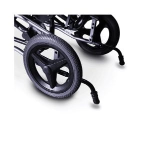 Silla ruedas basculante VIP2. Ruedas antivuelcos.